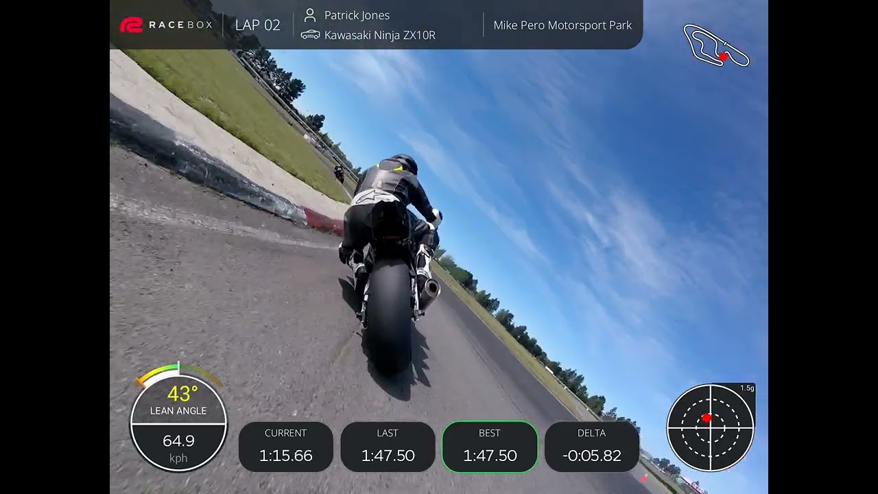 ZX10R at ruapuna raceway KOR round 2