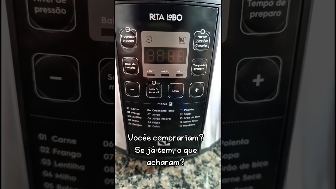 Panela de Press&atilde;o El&eacute;trica Electrolux Digital PCC20 Rita Lobo @electroluxbr  @sitepanelinha
