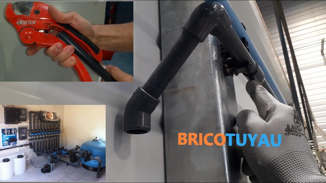 Assembler et coller du tube pvc pression
