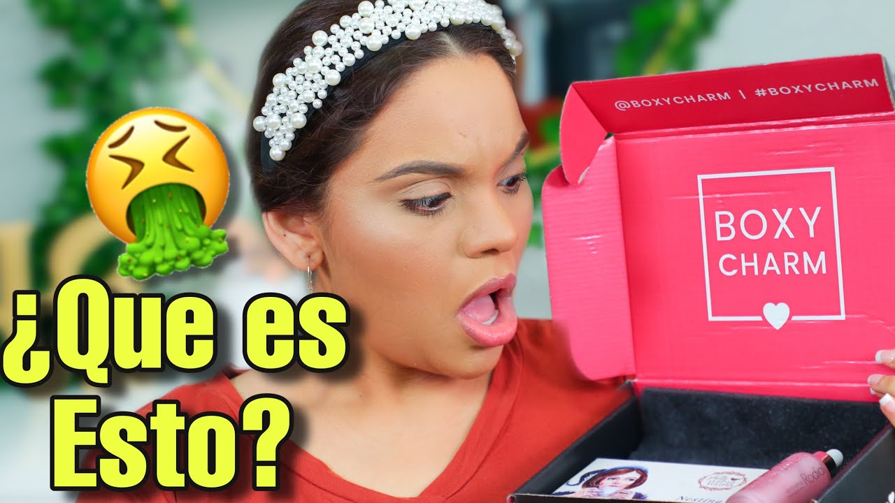 ABRIENDO CAJITA BOXYCHARM OCTUBRE 2020 - CASI ME VOMITO CON LO QUE VENÍA 😫😖 TIENEN QUE VERLO!