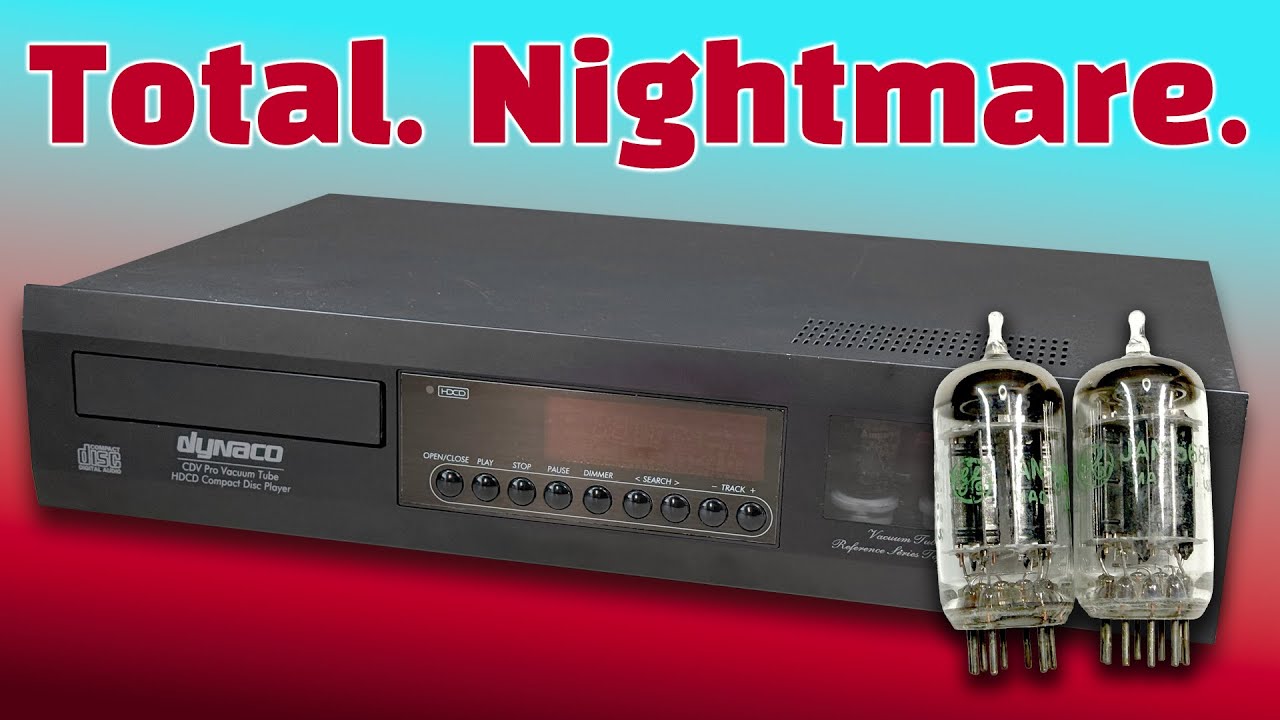 Dynaco CDV Pro CD player with vacuum tubes - let the torture begin