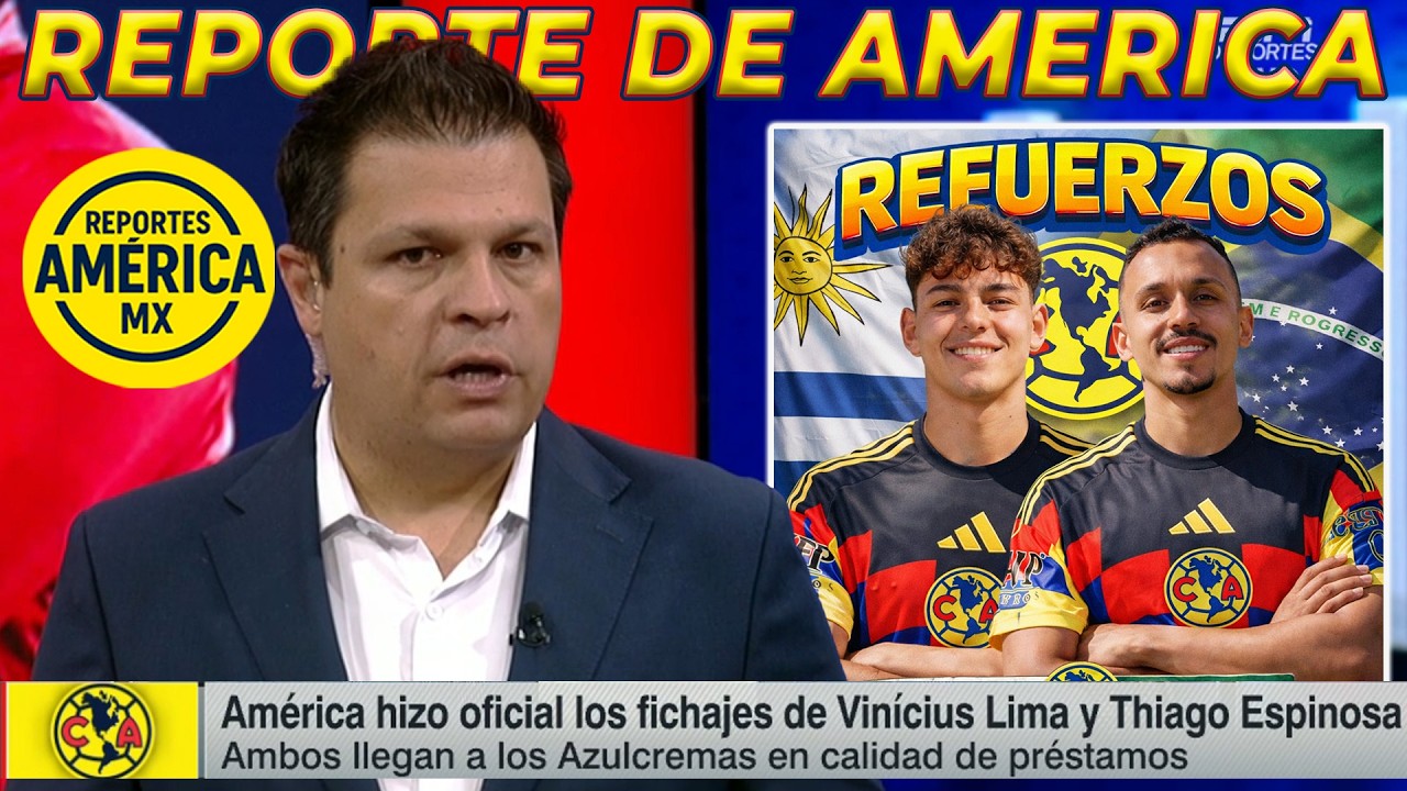 Reporte de América: Thiago Espinoza y Vinicius Lima LOS ÚLTIMOS Refuerzos |Jardine Piensa en OLIMPIA