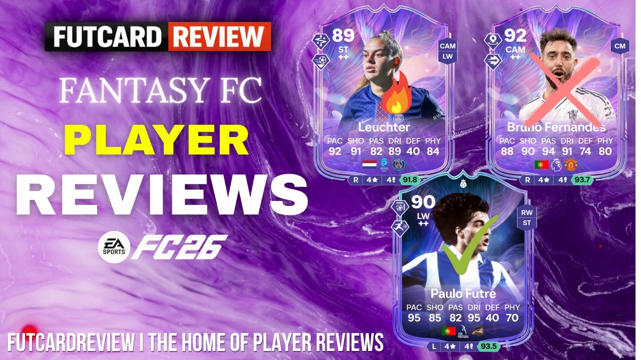 IS BRUNO WORTH 1.8 MILLION?! 🤯 Bruno Fernandes, Leuchter & Futre Fantasy FC Review | FC 26 I FUTCARD