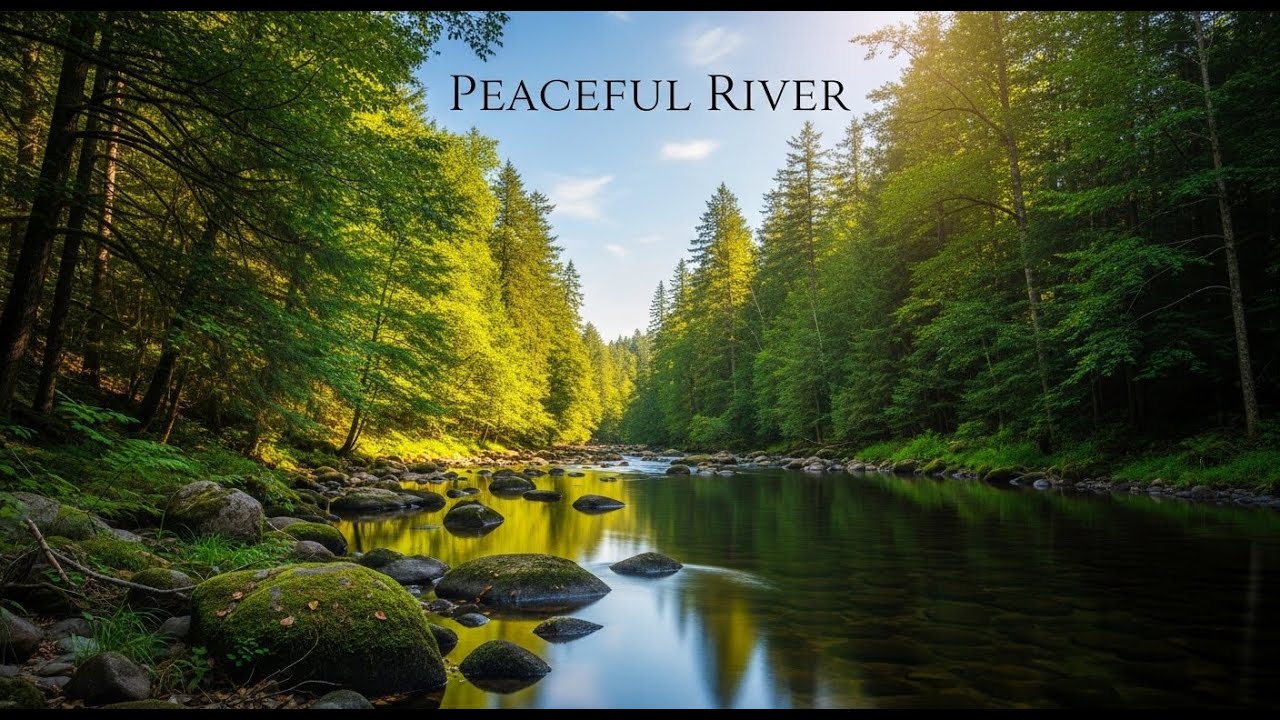 Calm Flowing River 🌿 Peaceful Natural Ambience for Meditation and Deep Sleep #891