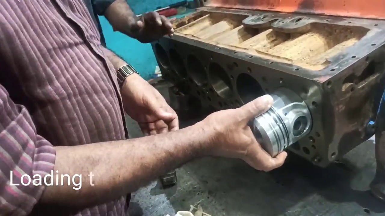 Tata 697 DI Engine overhauling Explained in Malayalam.Explained by Babu PC.