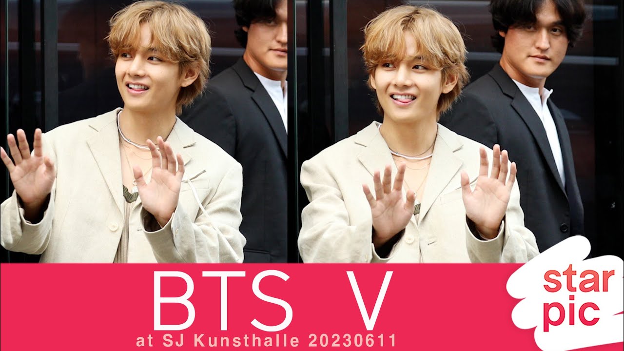 BTS 뷔 '아미에게 귀여운 인사!' [STARPIC] / BTS  V - at SJ Kunsthalle 20230611