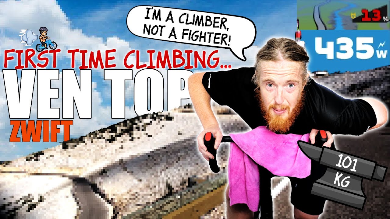 First time climbing Zwift's VEN TOP!