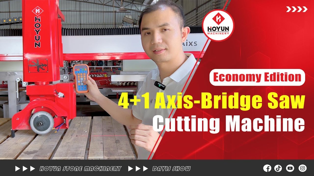 4+1 CNC Marble Bridge Saw Demo with Davis | Smart Stone Cutting Solution #marblecuttingmachine