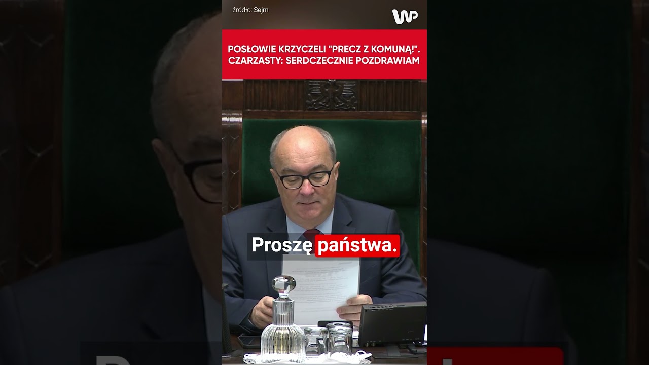 Okrzyki w Sejmie. Wicemarszałek Czarzasty odpowiada