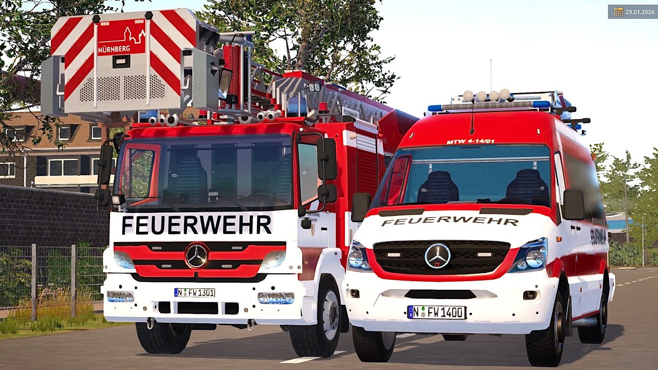 Emergency 112 in Nuremberg 🚨 Police & Firefighters Race Against Time | 4K Simulation