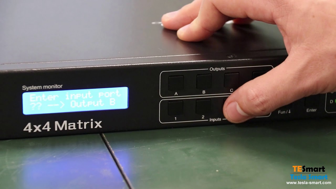 4x4 HDMI Matrix