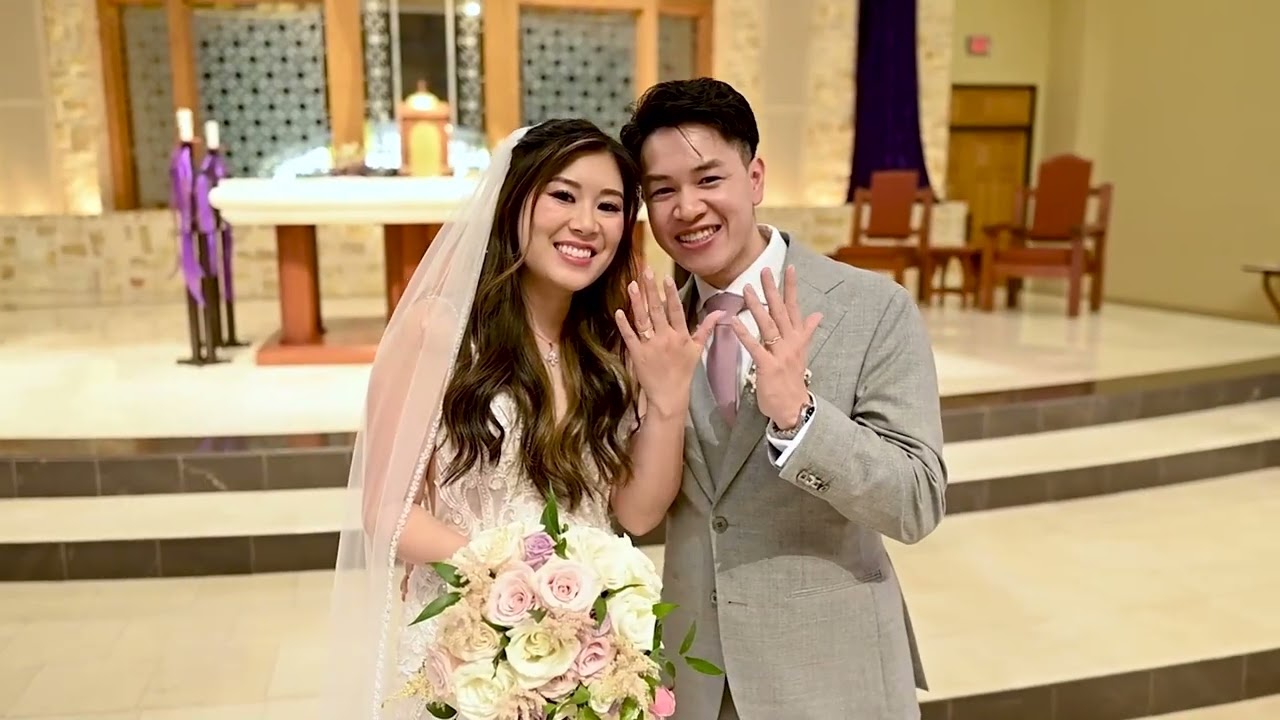 Tasha & Hieu - Christ the Redeemer & The Estates at Pecan Park Tomball Wedding Highlights Video