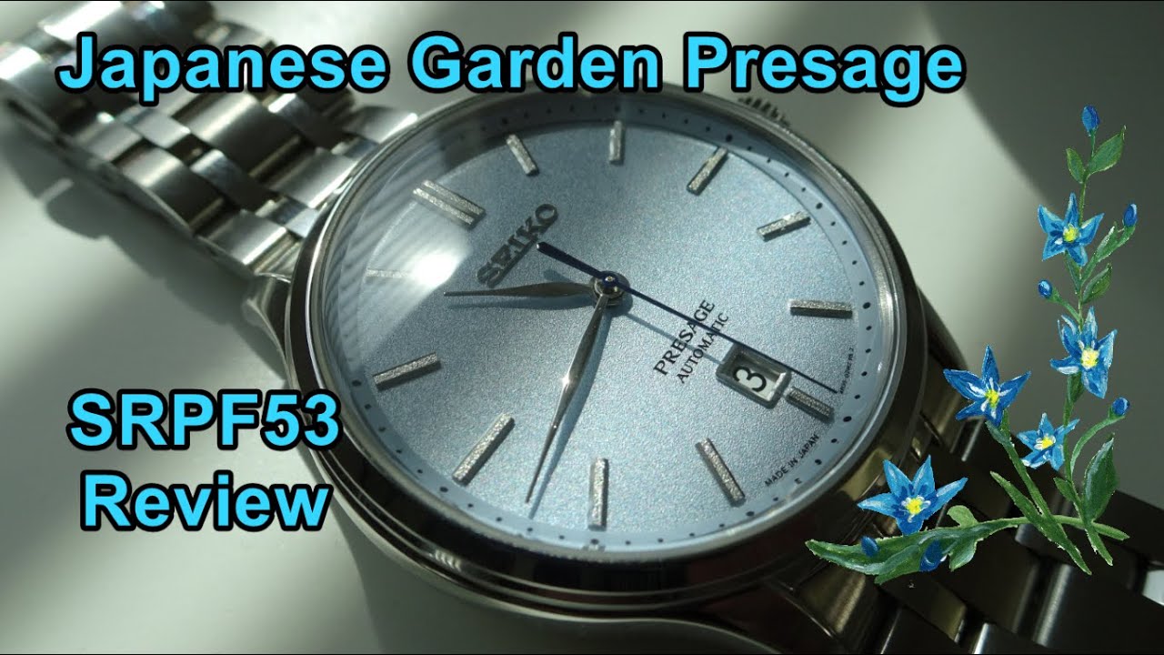 Seiko Presage SRPF53 - Great Looking Light Blue Dial Dress Watch!