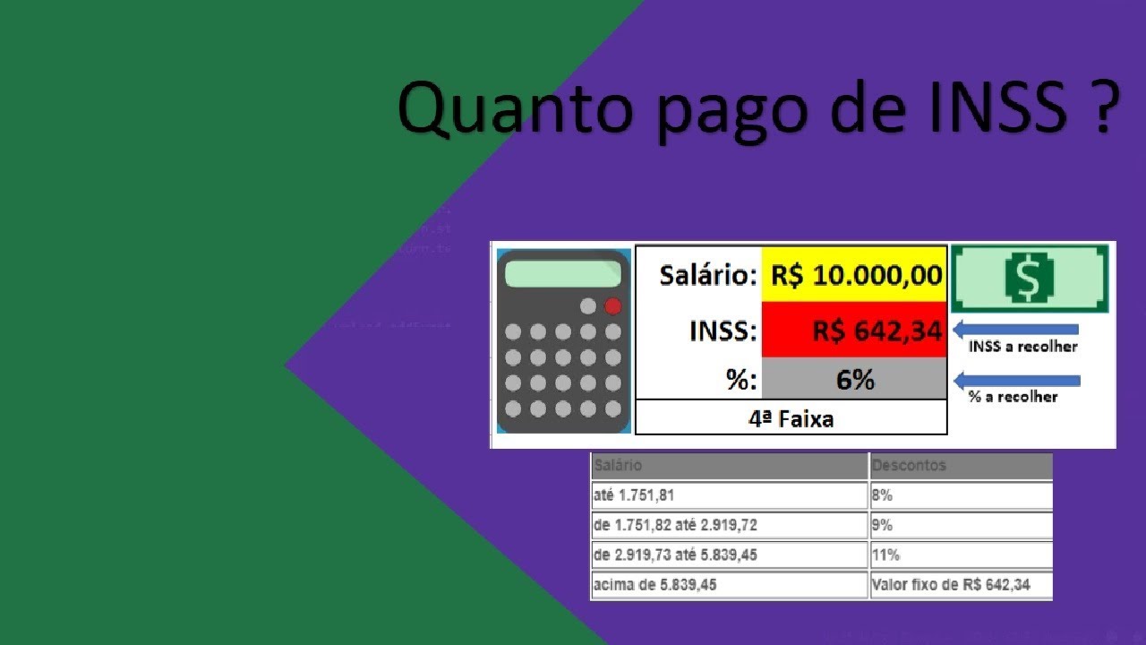 Calculo de Inss no Excel