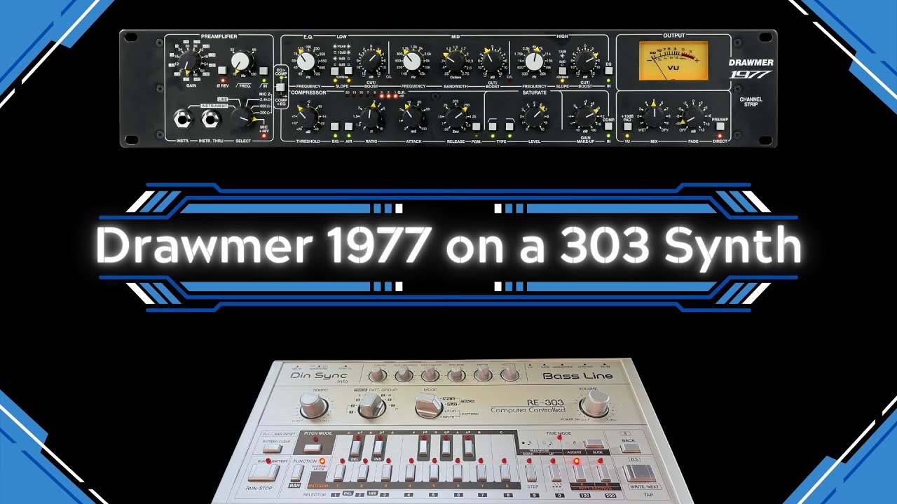 Drawmer 1977 Channel Strip on a 303 Synth
