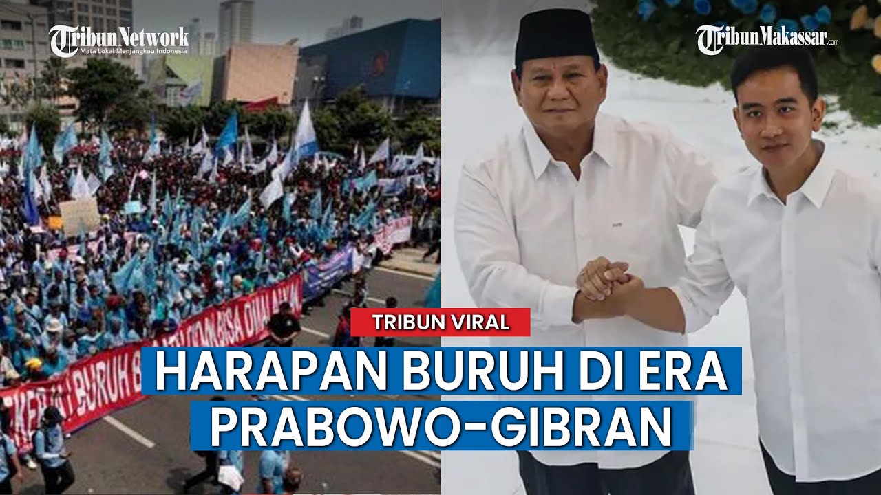 Viral Aksi May Day, Ribuan Buruh Tuntut Tolak Upah Murah & Minta Cabut UU Cipta Kerja
