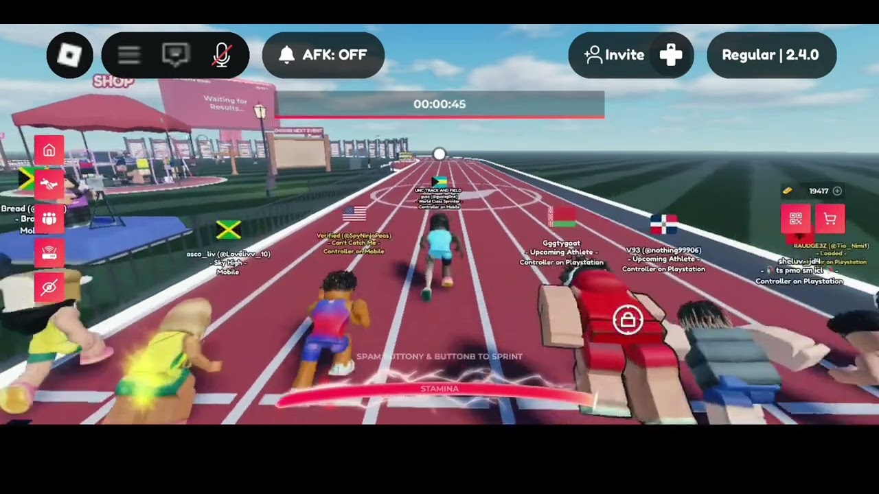 Playing tnfi after 5 MONTHS. #trackandfield #roblox #fyp