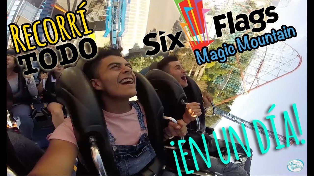 ¡Me subí a todos los juegos de Six Flags (Magic Mountain) California en un día!.(04)