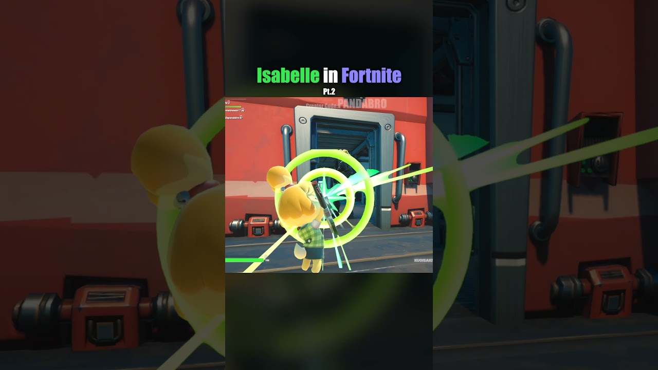 Can Isabelle Survive?  #fortnite  #supersmasbros #animalcrossing