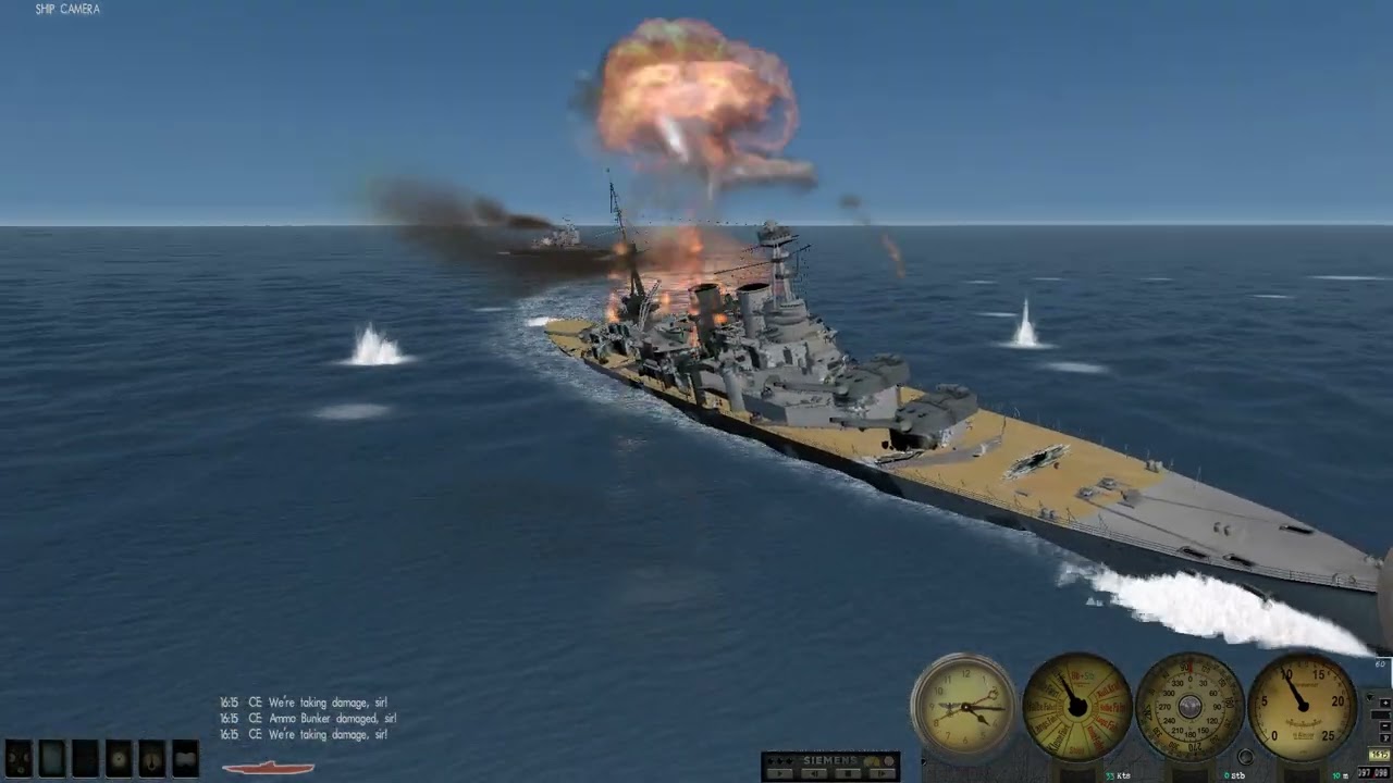 DKM Bismarck Vs. Hood, Repulse & Renown -  SH3/Surface Mod V 2.6
