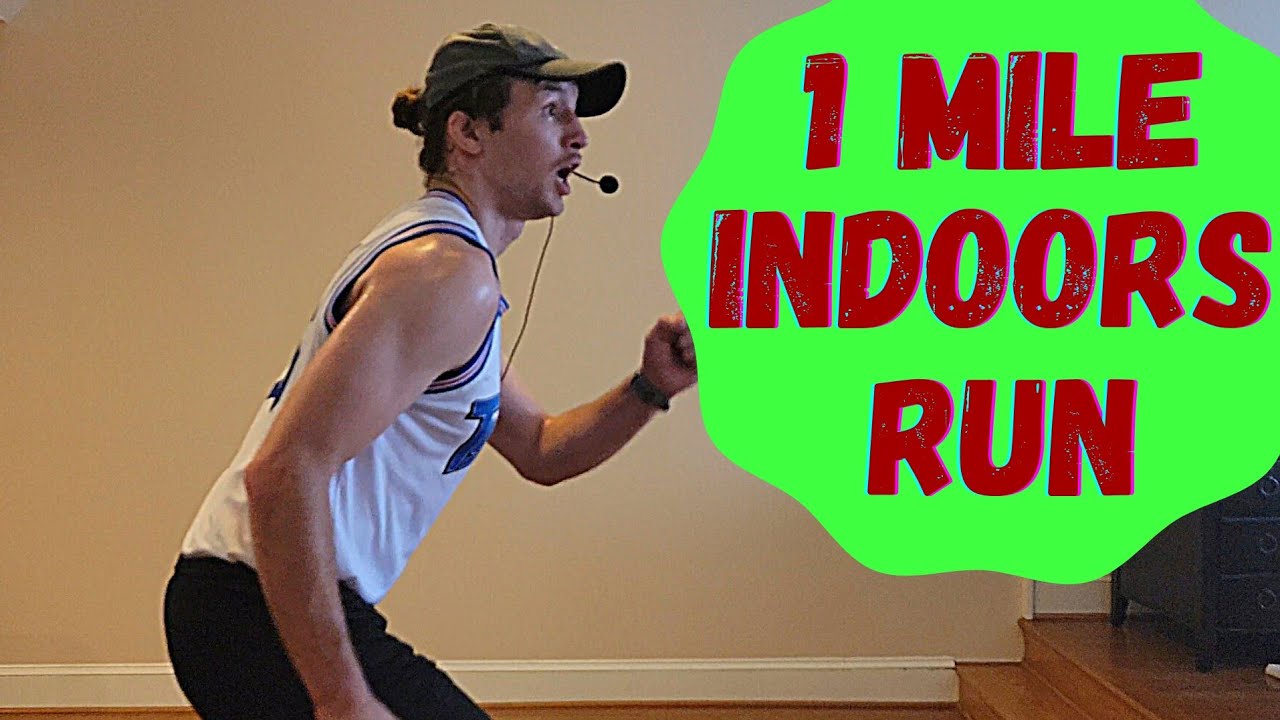 1 MILE RUN INDOORS! No Treadmill - Run with Jacko Attacko