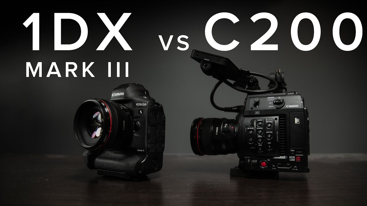 CANON 1DX MARK III vs CANON C200 | Review and Image Quality Comparison