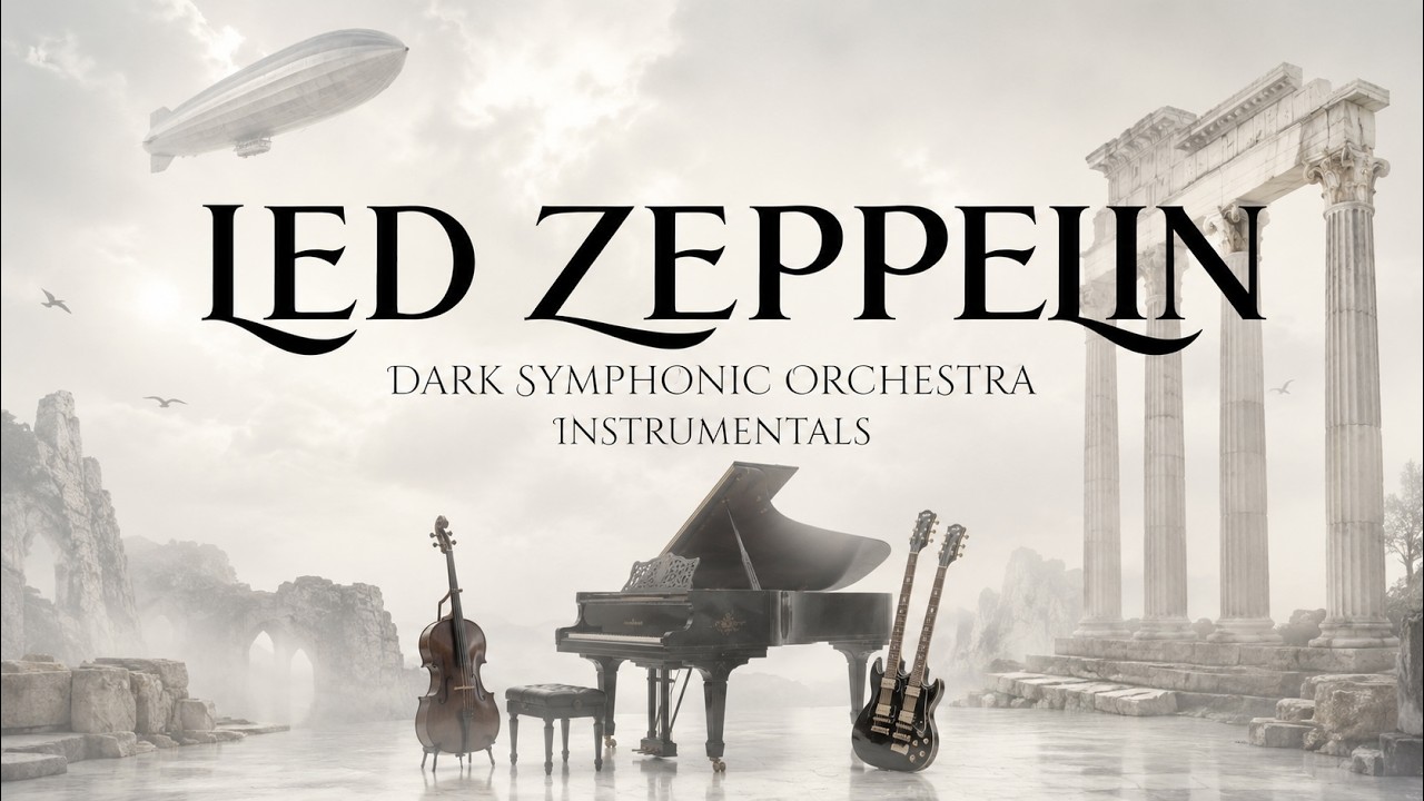 Led Zeppelin &mdash; Full Dark Symphonic Orchestra Cover | Deep Work & Study