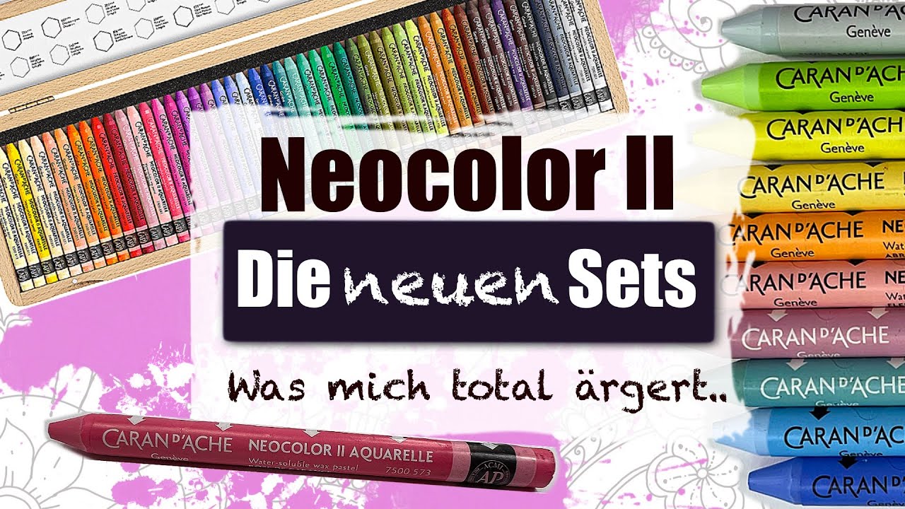 Die NEUEN Neocolor 2 Jubiläums-Sets von CARAN D'ACHE | Was mich ärgert  ! Review