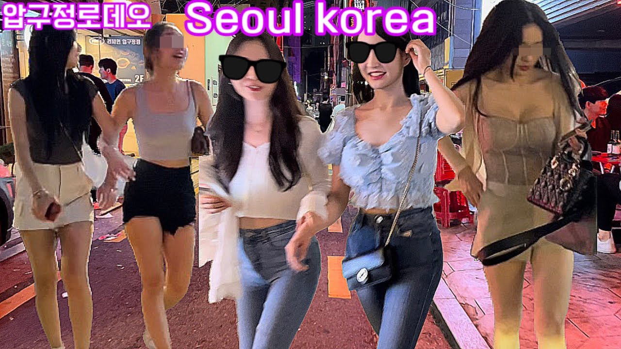 [4K SEOUL nightlife] 압구정 로데오 거리는 언제봐도 좋아요 🔥활기찬 분위기를 느끼며 압구정 거리를 걸어요/apgujeong/seoul/korea