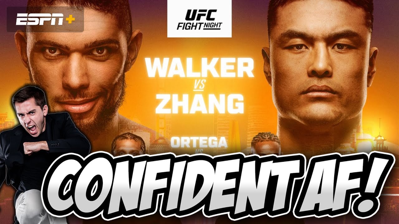 FINCH'S MOST CONFIDENT UFC SHANGHAI ZHANG VS WALKER PICKS
