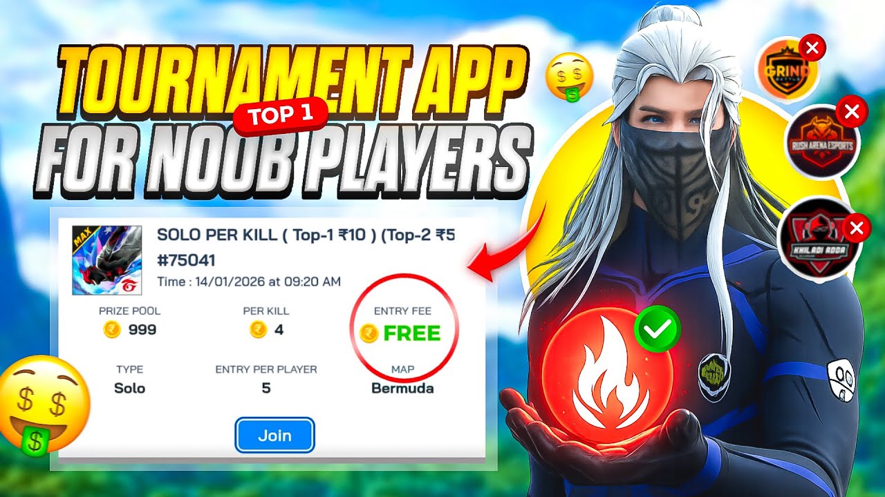 Best Tournament App For Noob Players? 😳 Intense Tournament Gameplay 🔥