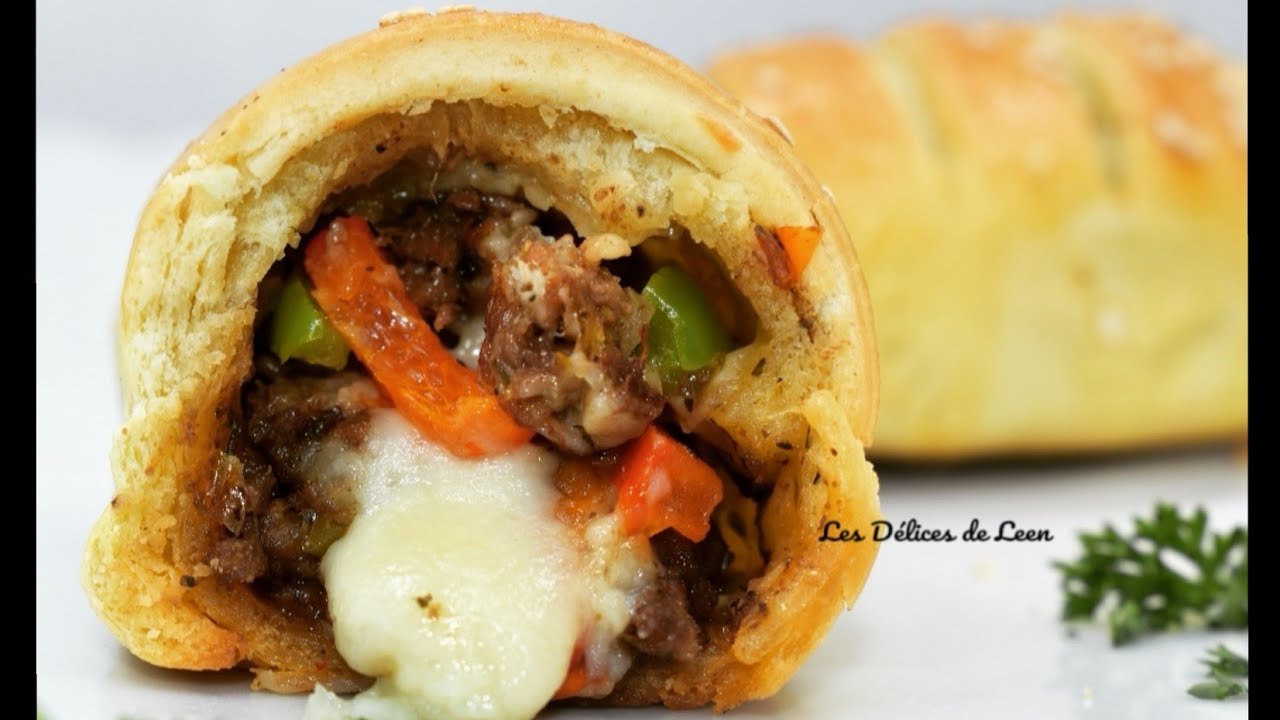 BRIOCHES FARCIES AU BOEUF ET MOZARELLA 🥖🍖🧀🍅