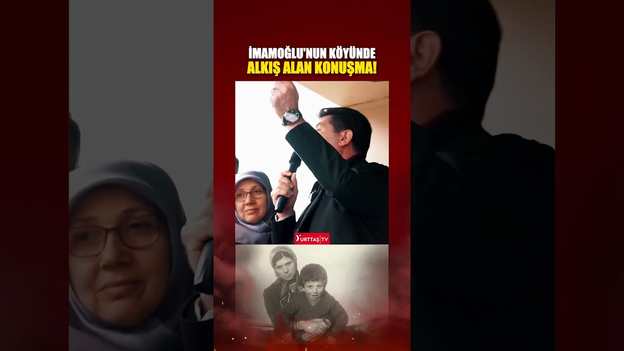 Ahmet Kaya'dan İmamoğlu'nun k&ouml;y&uuml;nde alkış alan konuşma! 
