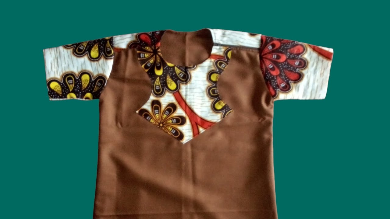Coupe, Demi boubou avec design pour garçon, comment faire ?