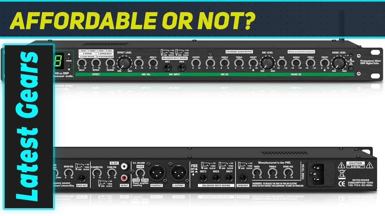 D Debra Audio G51: Лучший антивоющий DSP-процессор для караоке и живых выступлений!
