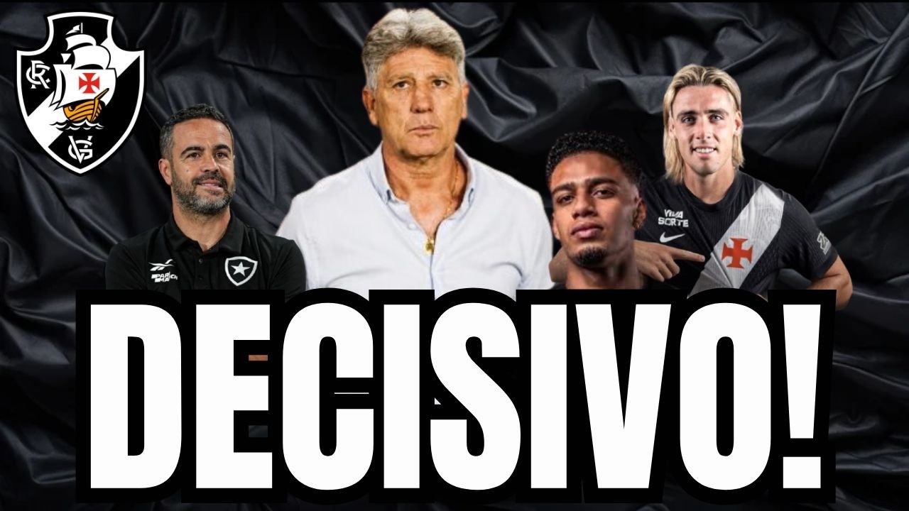 🚨AGORA! MUDANÇAS NO VASCO! RENATO GAÚCHO NO VASCO, PODEMOS TER DECISÃO HOJE! NOTÍCIAS DO VASCO