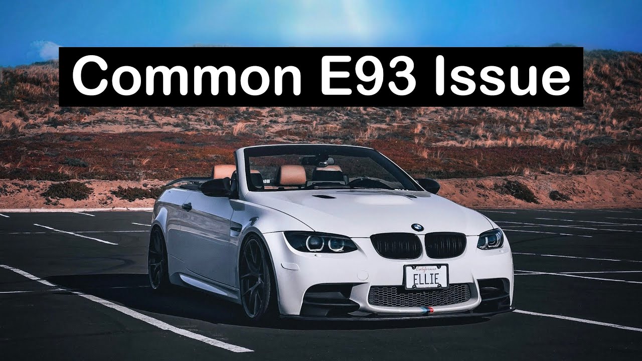 E93 Roof Rattle Fix: Common Problem on BMW 3 Series Convertible Part 1