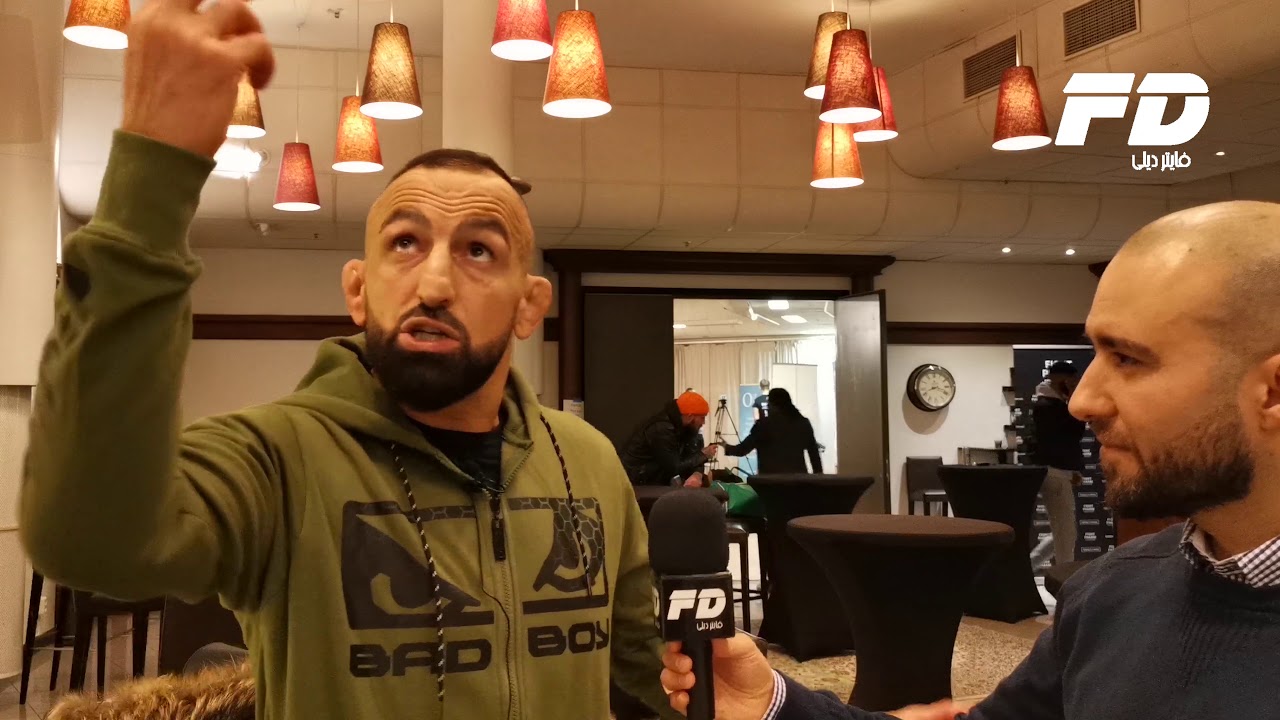 Reza Madadi talking about why he is fighting an Israeli opponent