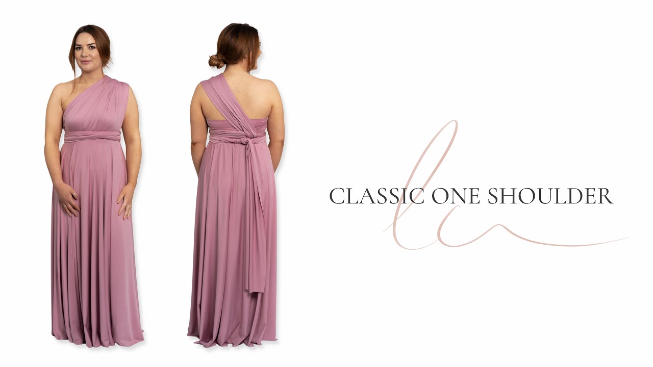 How to Style the Classic One Shoulder Multiway Bridesmaid Dress - L&aacute; Closet D&eacute; Ch&aacute;nel