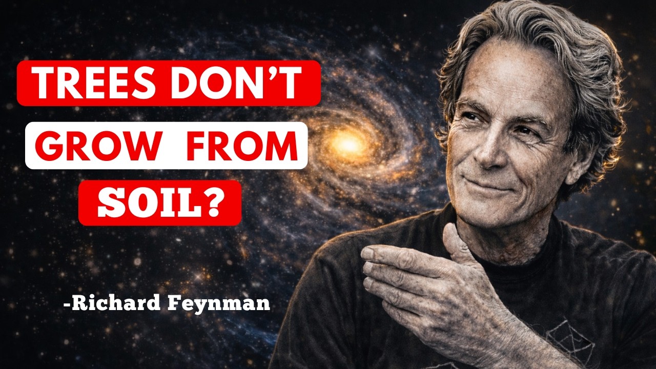 Trees DO NOT Grow From The Ground (It's not what you think) - Feynman's Explains why