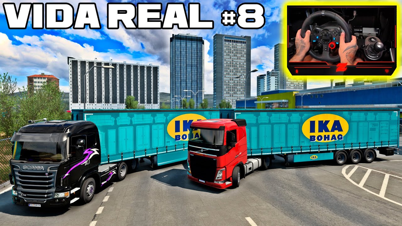 VIDA REAL #8 - LOYD ACABOU COM A VIAGEM KKK - ETS2 NO VOLANTE