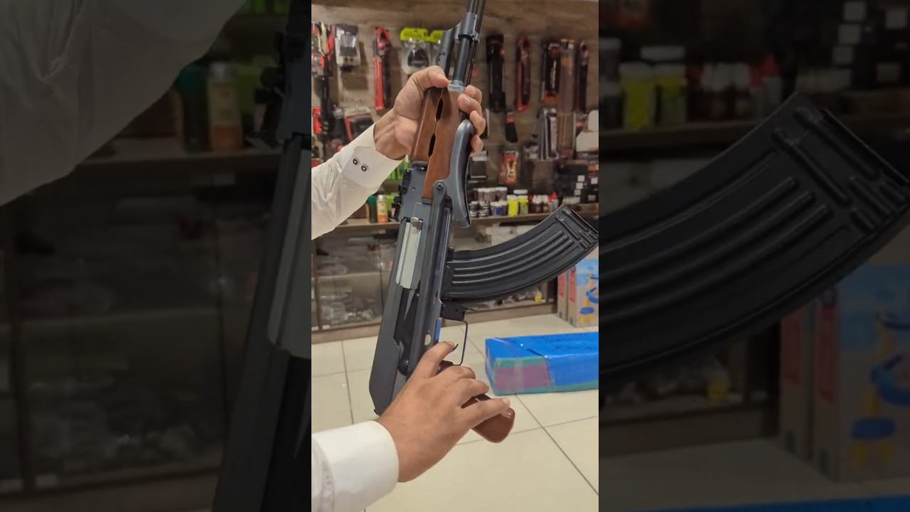 AK47 Airsoft Rifle #airsoft #airsoftgun #ak47shorts #ak47gun #bbpistol #shorts