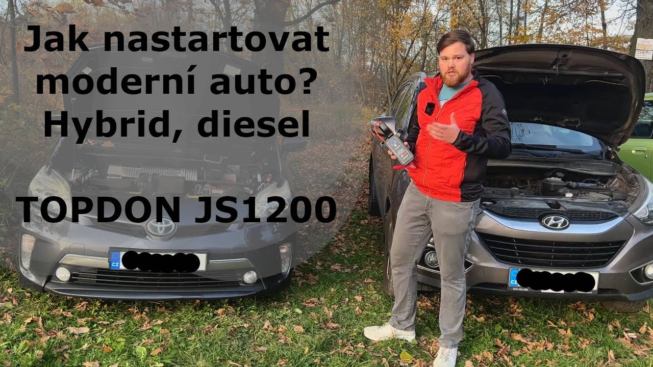 Jak startovat moderní auta a hybridy powerbankou aneb nikdy se nepřipojuj na akumulátor!