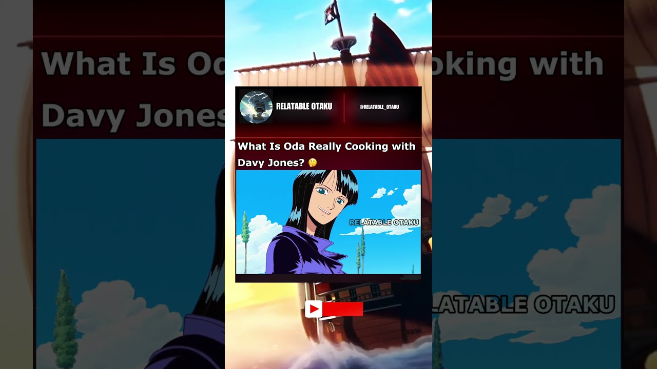 What Is Oda Really Cooking with Davy Jones? 🤔 | #onepiece #robin #chopper #davyjones #shorts