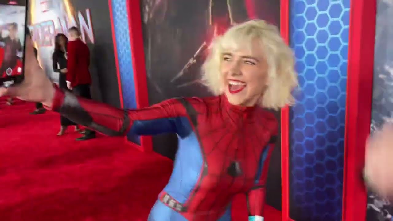 Spider-Man “No Way Home” red carpet walk thru!