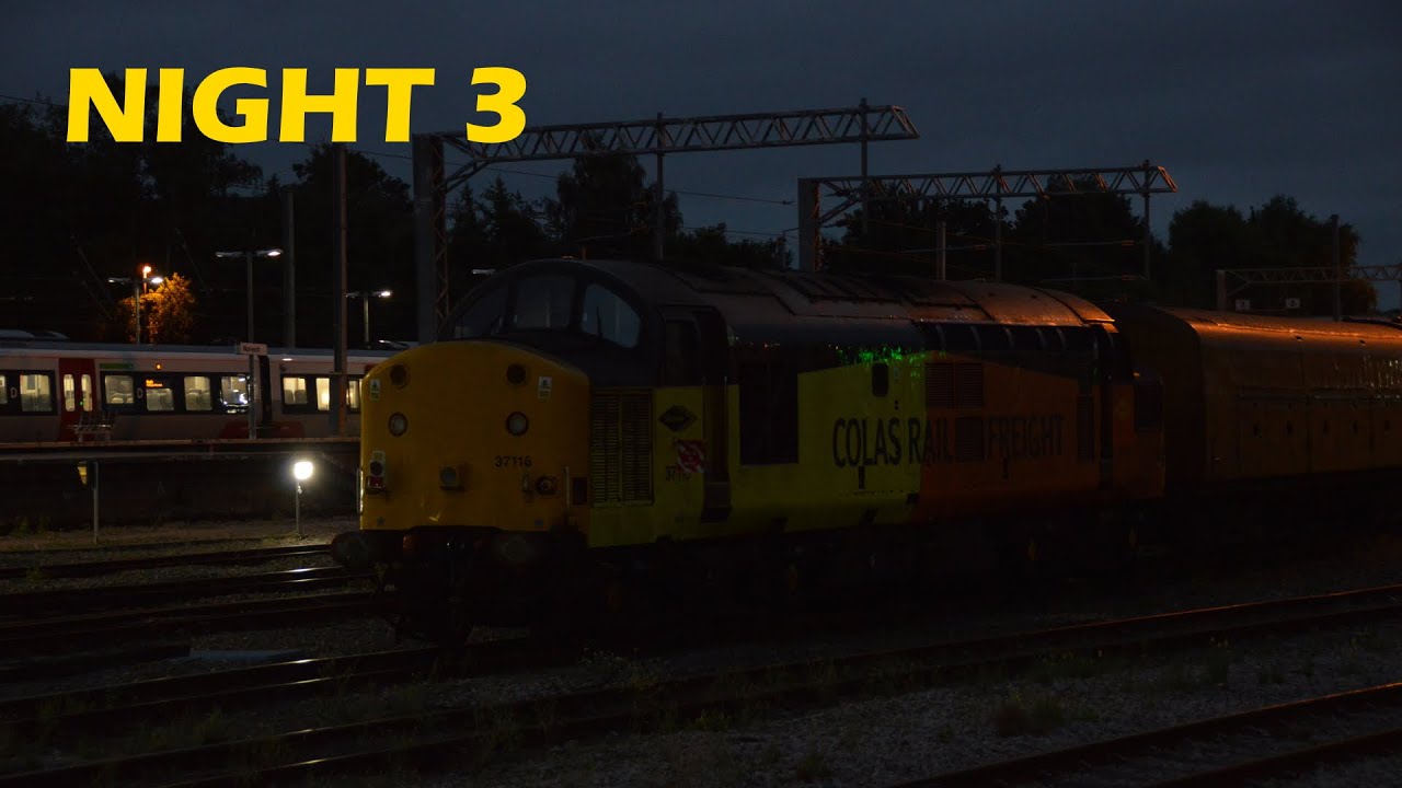 Chasing the UTU test train overnight (NIGHT 3) - 37116 + 9702 27/08/2021
