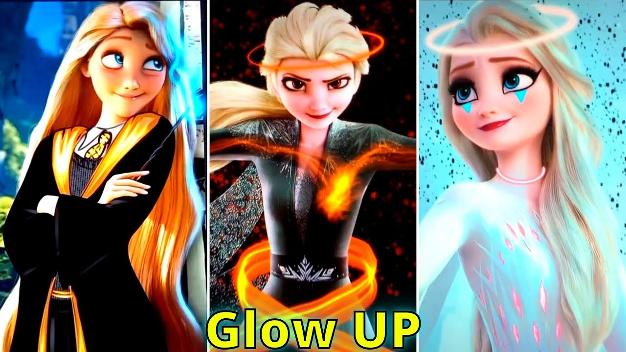 Disney Princesses Glow Up Transformation - TikTok Art  №36