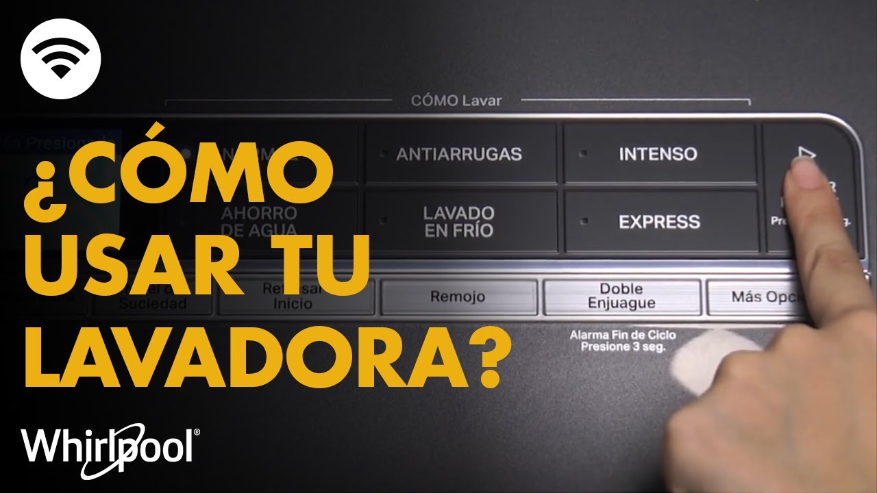 Smart Washers Whirlpool - &iquest;C&oacute;mo programar los ciclos?
