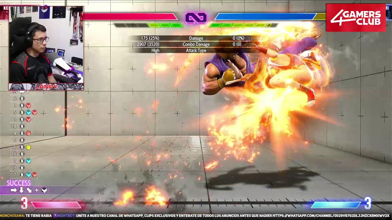 Miercoles de Street Fighter!  nuevo parche // @ayrlex_py