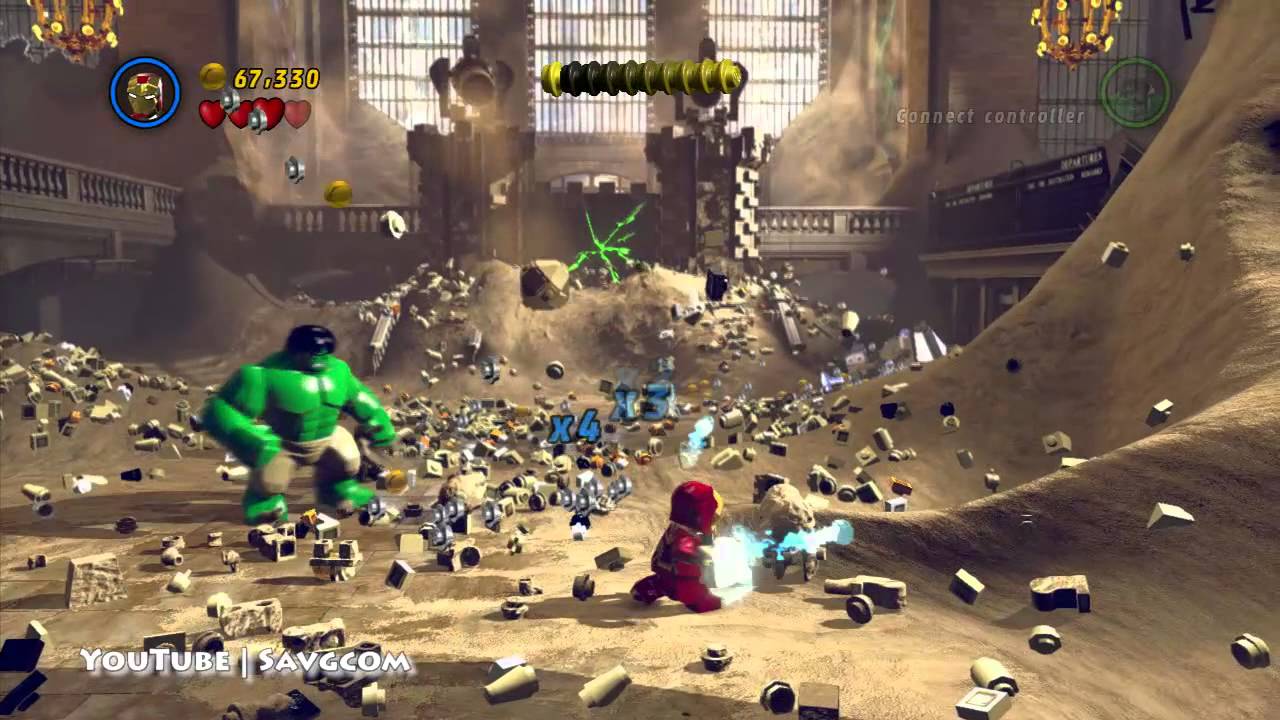 LEGO Marvel Super Heroes - 01 - Sand Central Station - ALL MINIKITS & STAN LEE
